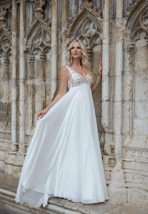 Umstandsbrautkleid Andrea