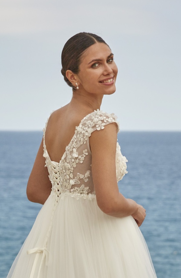 Umstandsbrautkleid Aska – Bild 4