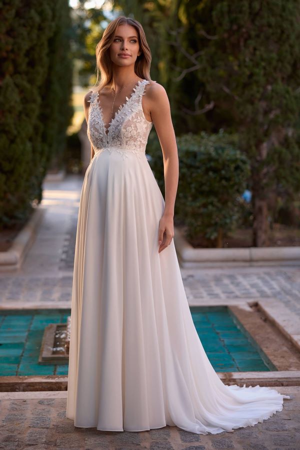 Umstandsbrautkleid Judy